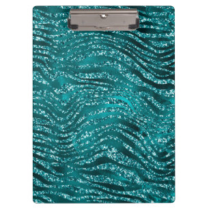 Porte-bloc Motif Rayures de Tigre Pailleté Glam Ombré Sarcell