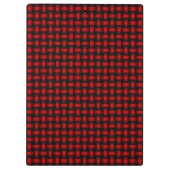 Porte-bloc Motif Red Black Weaver (Dos)