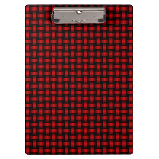 Porte-bloc Motif Red Black Weaver (Devant)