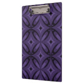 Porte-bloc Motif Rétro de Couleur Violet Foncé (Gauche)