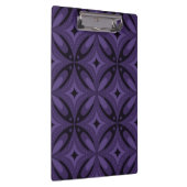 Porte-bloc Motif Rétro de Couleur Violet Foncé (Swatch)