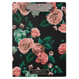 Porte-bloc Motif rose