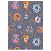 Porte-bloc Motif rose de champ de résumé (Dos)