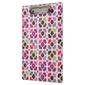 Porte-bloc motif rose de fleurs et de hiboux (Gauche)