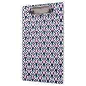 Porte-bloc Motif rose et bleu amusant (Gauche)