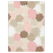 Porte-bloc Motif rose et Brown de maman (Dos)