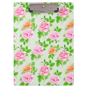 Porte-bloc Motif Roses Roses Fleurs