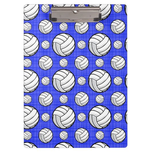 Porte-bloc Motif Royal Blue Volleyball (Devant)