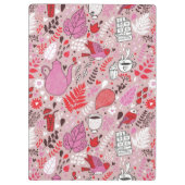 Porte-bloc Motif savoureux avec des oiseaux et des fleurs (Dos)