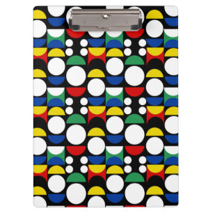 Porte-bloc Motif scandinave noir du Bauhaus du milieu du sièc