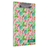 Porte-bloc Motif se développant de Succulents d'aquarelle (Swatch)