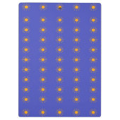 Porte-bloc Motif solaire jaune (Dos)