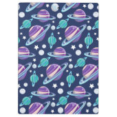 Porte-bloc Motif spatial, Planètes, Étoiles, Galaxie, Cosmos (Dos)