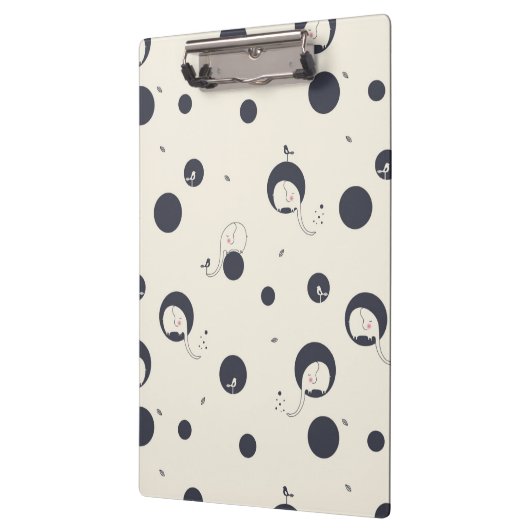 Porte-bloc Motif timide d'éléphant (Gauche)