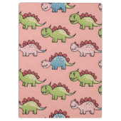 Porte-bloc Motif transparent de dinosaure mignon (Dos)