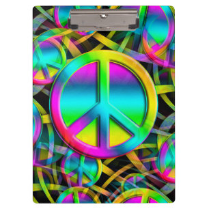 Porte-bloc Motif transparent et coloré de PAIX + vos idées