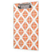 Porte-bloc Motif triangle Orange tendance (Gauche)