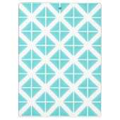 Porte-bloc Motif Triangle tendance Turquoise (Dos)