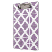 Porte-bloc Motif triangle tendance violet (Gauche)
