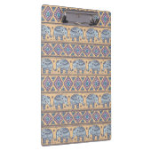 Porte-bloc Motif tribal d'éléphant ethnique bleu (Swatch)
