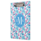 Porte-bloc Motif tropical de feuille d'aquarelle abstraite (Gauche)