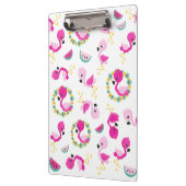 Porte-bloc Motif tropical, Flamants roses, pastèques, Fleurs (Gauche)