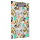 Porte-bloc Motif tropical géométrique abstrait de feuille (Swatch)