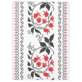 Porte-bloc Motif tulipe rouge (Dos)