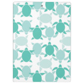 Porte-bloc Motif turquoise de tortue (Dos)