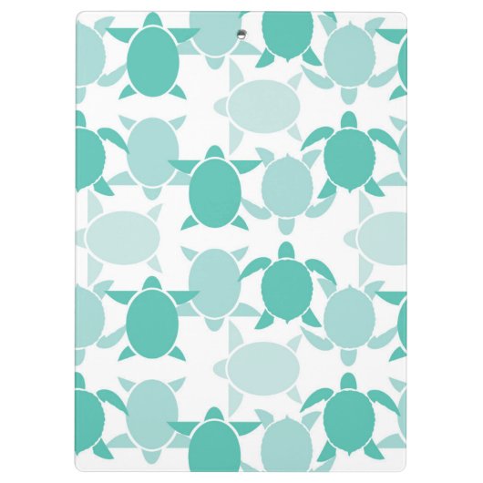 Porte-bloc Motif turquoise de tortue (Dos)