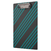 Porte-bloc motif turquoise et charbon de bois à cinq bandes (Gauche)