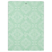 Porte-bloc Motif vert de damassé (Dos)