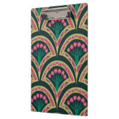 Porte-bloc motif vert en forme de coquillage (Gauche)