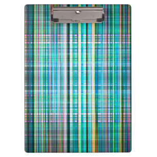 Porte-bloc Motif vintage vert rayures rugueuses