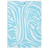 Porte-bloc Motif Zèbre Bleu (Dos)
