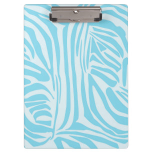 Porte-bloc Motif Zèbre Bleu