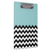 Porte-bloc Motif Zigzag noir et blanc, Chevron, Bleu (Swatch)