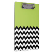 Porte-bloc Motif Zigzag noir et blanc, Chevron, Vert (Swatch)
