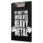 Porte-bloc Motivation de "haltérophilie" - métal lourd (Gauche)