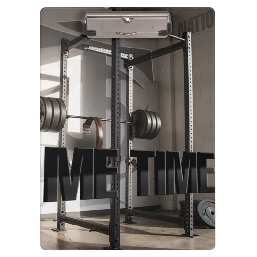 Porte-bloc Motivation de l'entraînement au rack de squat - Te (Devant)