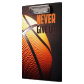 Porte-bloc Motivation du basket-ball - ne jamais abandonner p (Gauche)