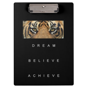 Porte-bloc Motivation Inspiration de succès Cool Tiger yeux
