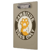 Porte-bloc Motivational Cat Pawsitive vibes only School (Gauche)