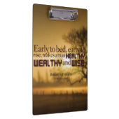 Porte-bloc Mots Motivationnels - Citation Benjamin Franklin (Swatch)