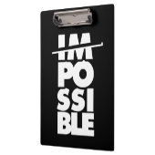 Porte-bloc Mots possibles Impossible, motivation (Gauche)