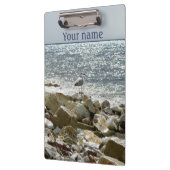 Porte-bloc mouette et ressac (Gauche)