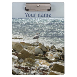 Porte-bloc mouette et ressac