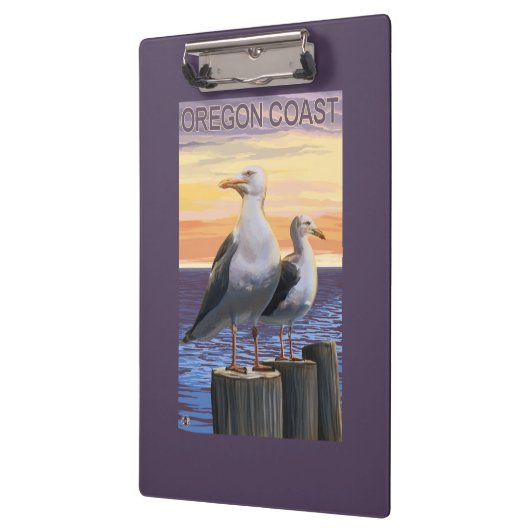 Porte-bloc Mouettes de côte de l'Orégon (Gauche)