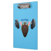 Porte-bloc Moule amusante travaillant sur l'illustration de d (Gauche)