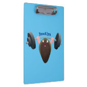 Porte-bloc Moule amusante travaillant sur l'illustration de d (Swatch)